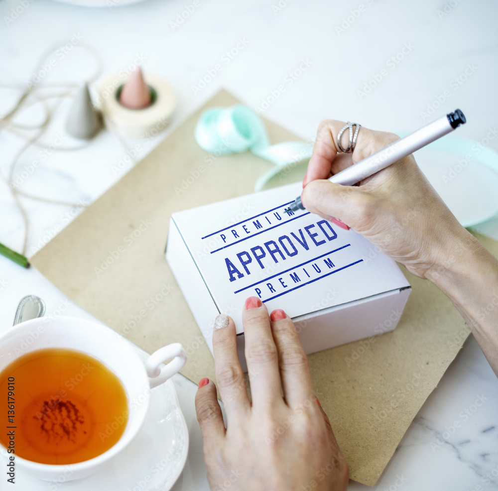 Approved Authentic Quality Guaranteed Product Concept Approved Authentic Quality Guaranteed Product Concept