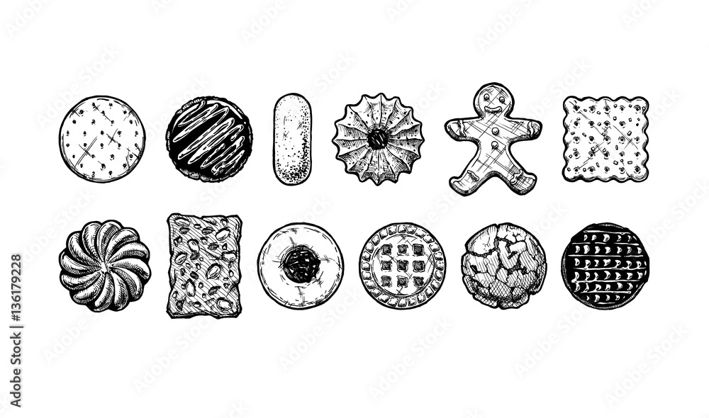 © Oleksandr Babich - Set of different kind of cookies © Oleksandr Babich - Set of different kind of cookies