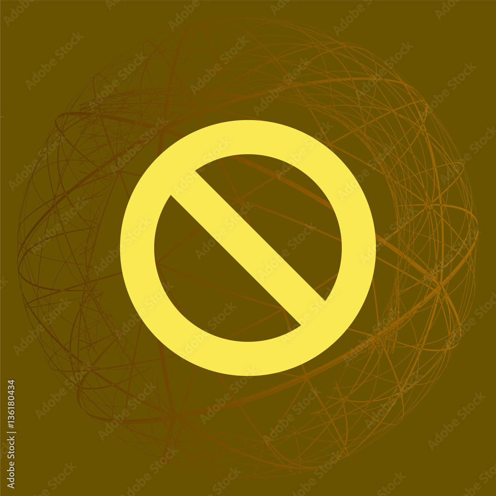 Forbidden sign isolated Forbidden sign isolated
