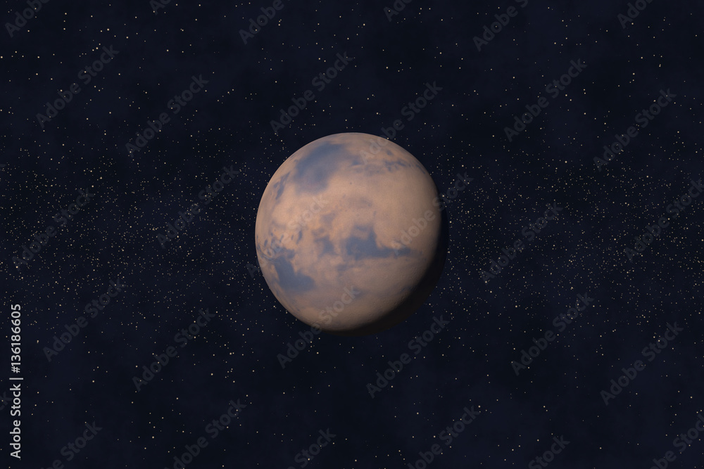 Planet Mars in Space Planet Mars in Space