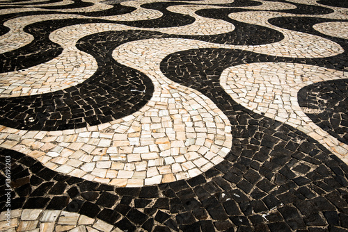 Famous Copacabana Sidewalk Mosaic
