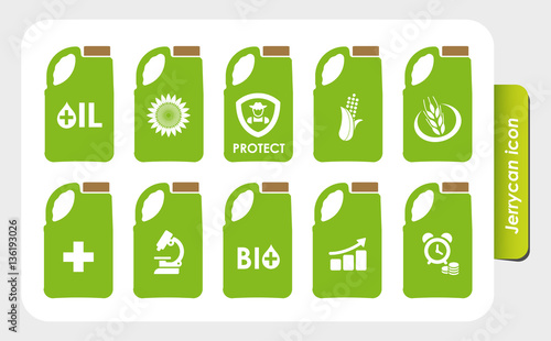 Jerrycan icon oil liquid