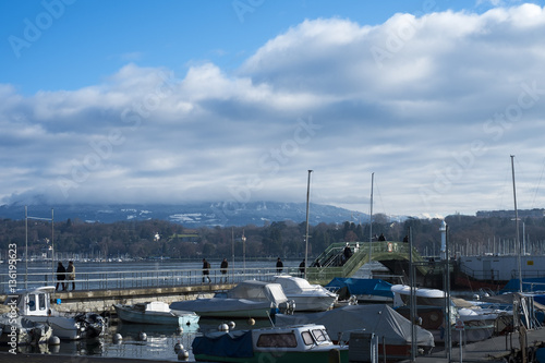 Yachts on Geneva Lake