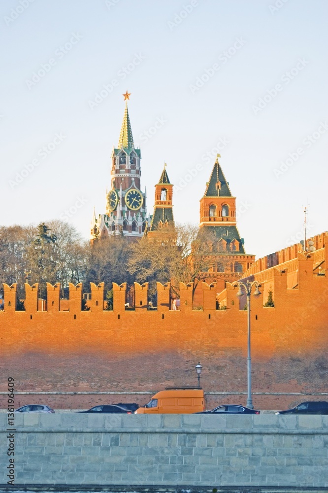 Obraz premium Moscow Kremlin. Color photo.