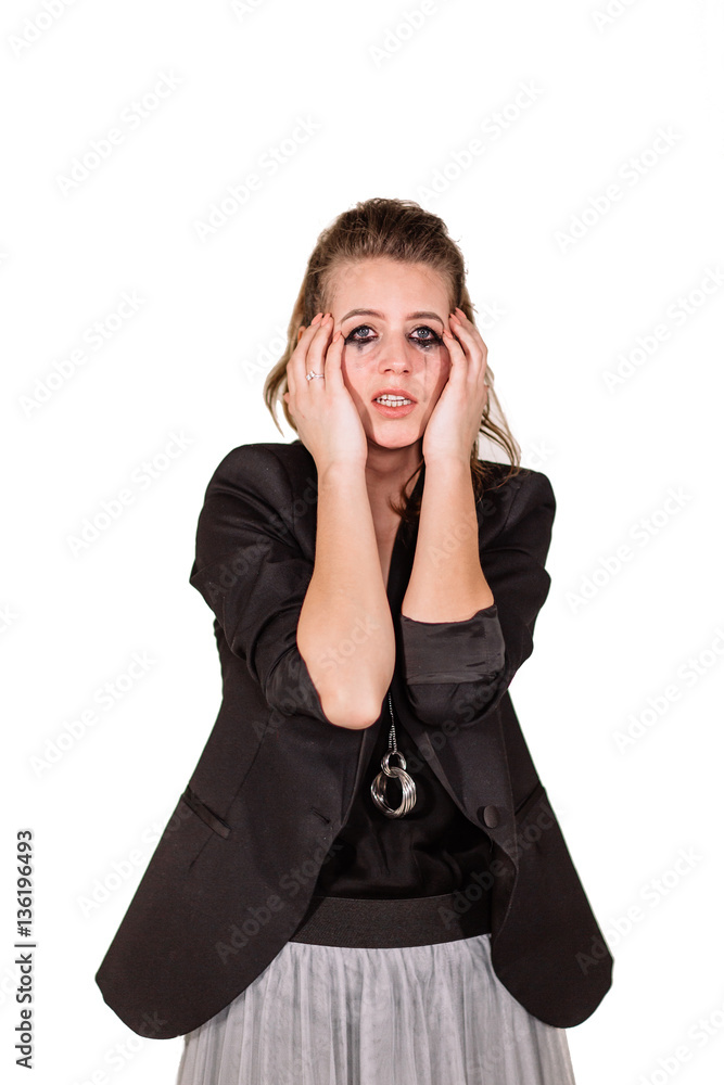 she was crying she was crying