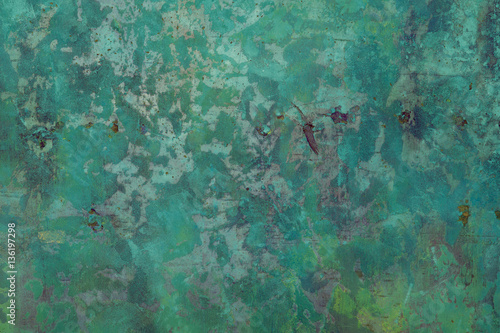 chipped paint on old concrete wall texture background