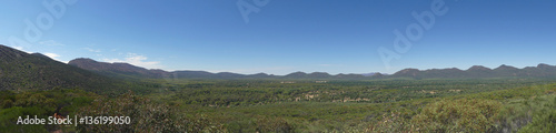 Panoramic view of the Wilpena Pound, Flinders Ranges National Park, Australia
