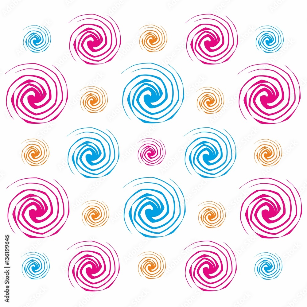 tło,tekstura,kolorowe spirale