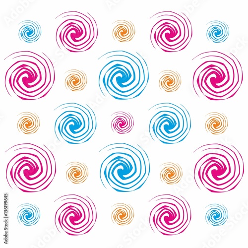 tło,tekstura,kolorowe spirale