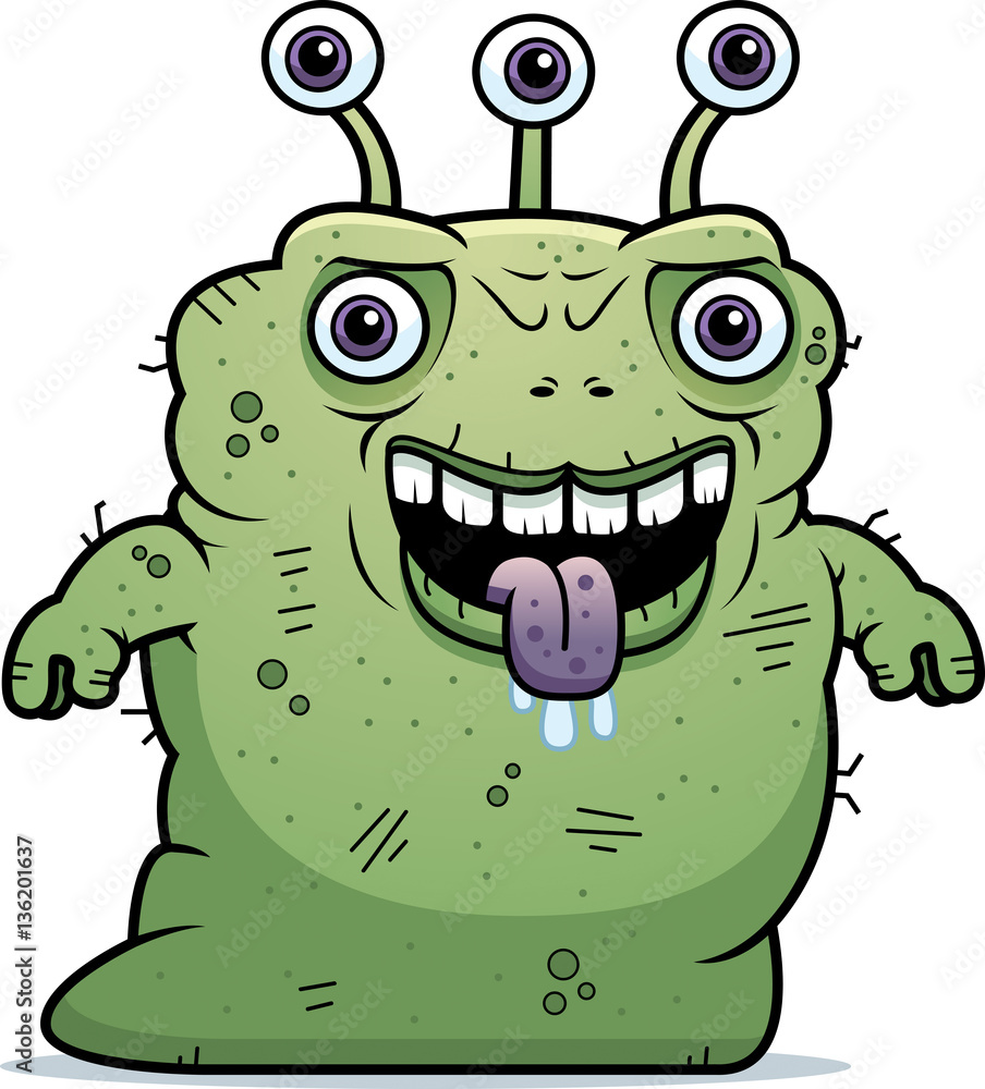 Fototapeta premium Ugly Alien Standing