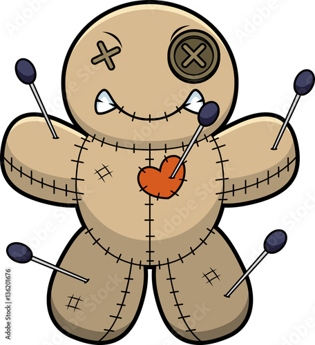 Angry Cartoon Voodoo Doll