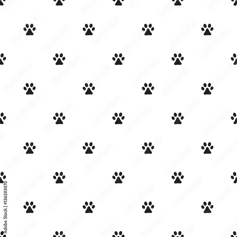 Animal's footprint pattern Animal's footprint pattern