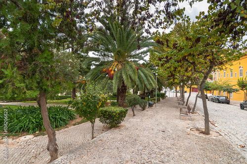 Park of Tavira. Algarve region, Portugal.