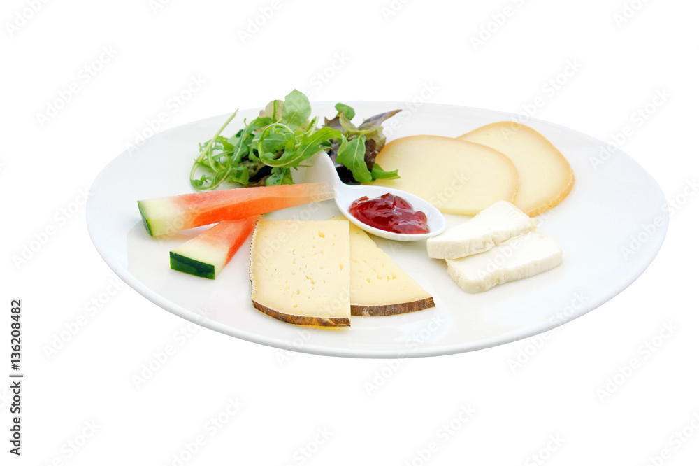 gastronomie - assiette de fromage français Stock Photo | Adobe Stock