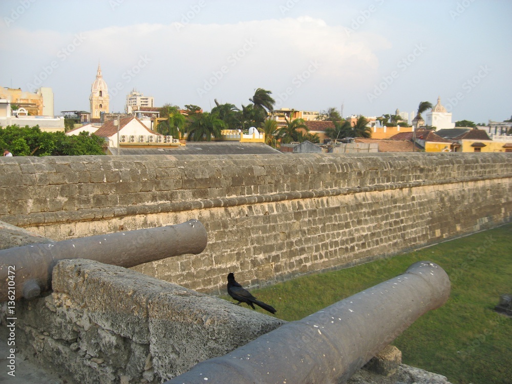 Colonial Fortress with Cannon