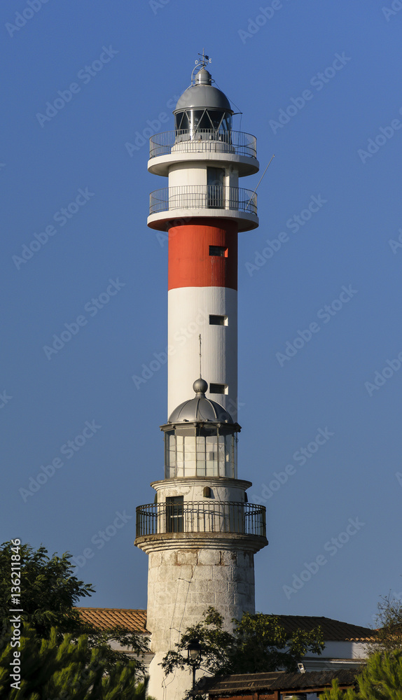 EL Rompido, Huelva, Spain the oldest and newer lighthouse