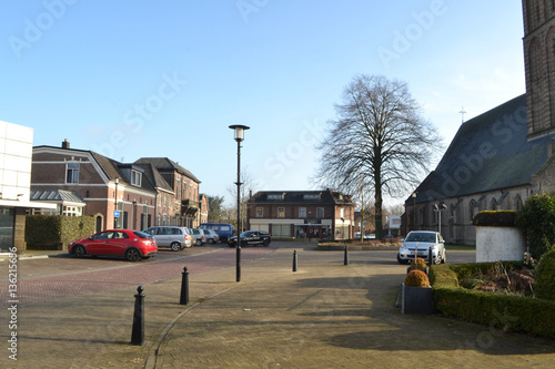 Straat rond de Remigiuskerk van engelo gemeente Bronckhorst photo