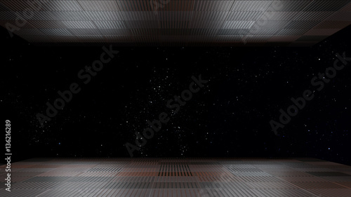 Space environment, ready for comp of your characters 3D renderin