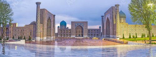 The rainy Registan photo