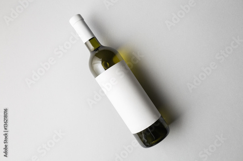 Top view of wine