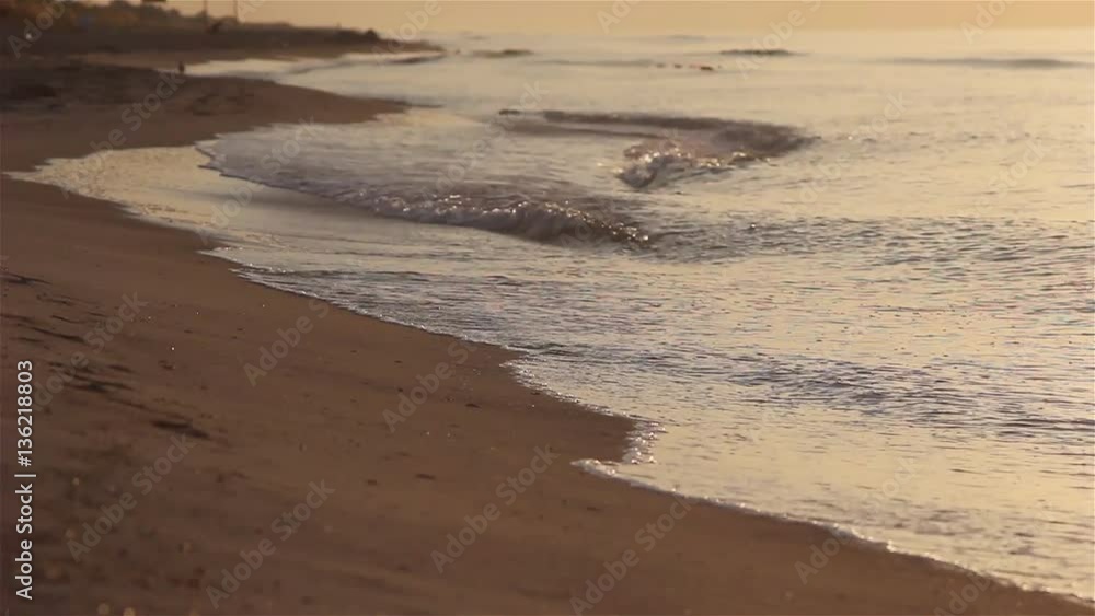 Sea Waves over Sand Beach Holiday Background HD Sea Waves over Sand Beach Holiday Background HD