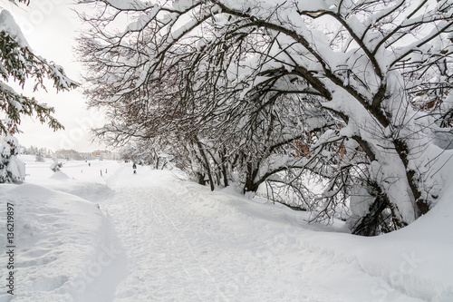 Davos during winter, Switzerland, EU © Laurens