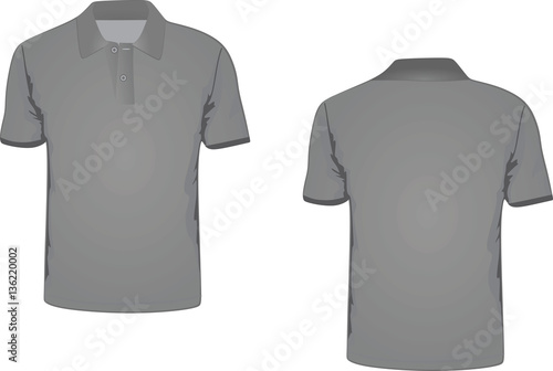 Man polo t-shirt vector