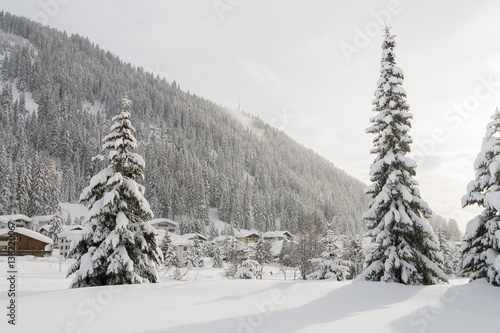 Davos during winter, Switzerland, EU