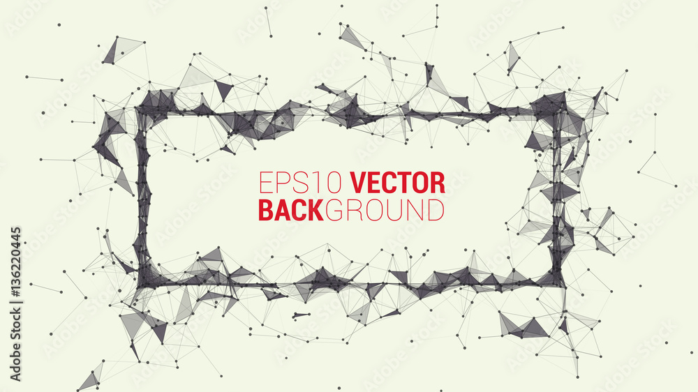 Obraz premium Creative Triangle Frame