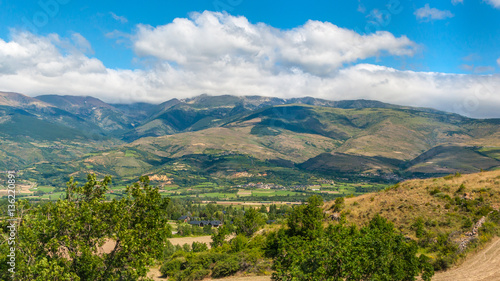 A beautiful landscape the Pyrenees mountains.