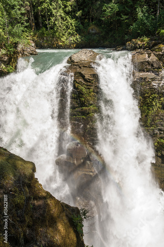 Nooksack Falls at Snoqualmie NF  WA  USA