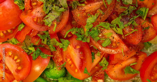 Cherry tomato salad