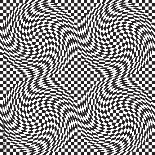 Checkerboard Warp pattern repeats seamlessly.