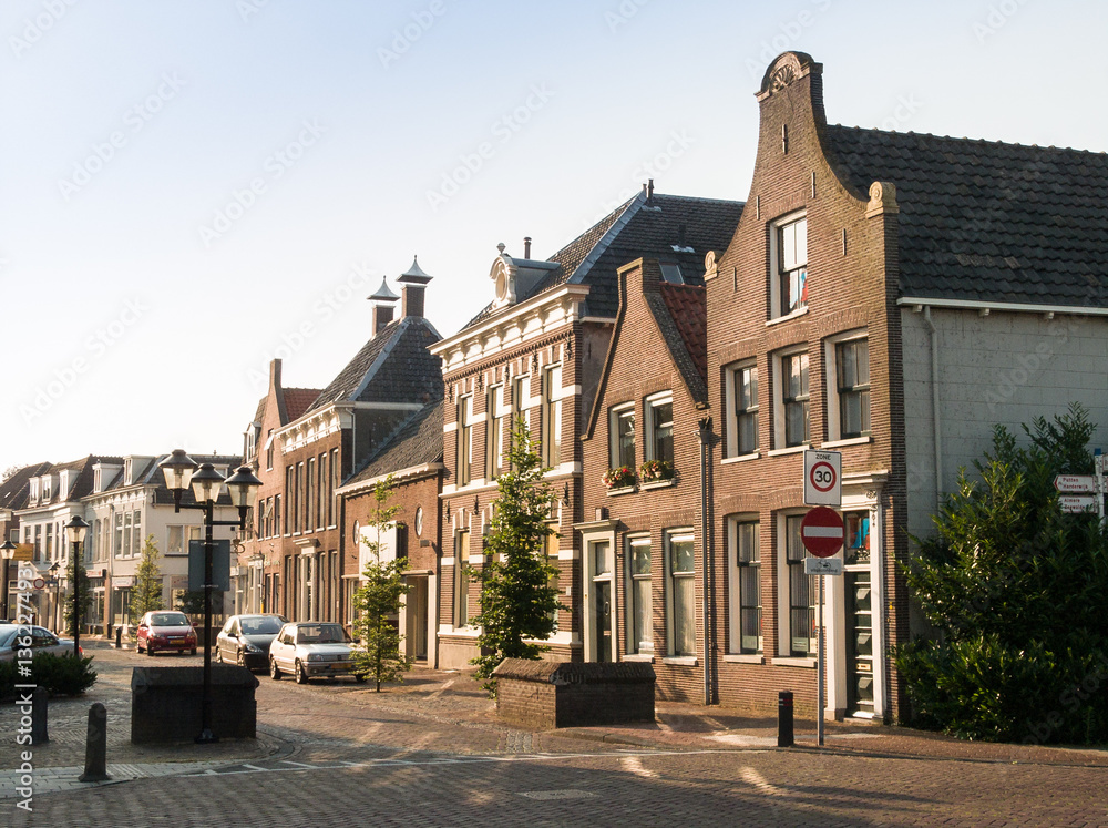Center of Nijkerk, Gelderland, Holland, NLD