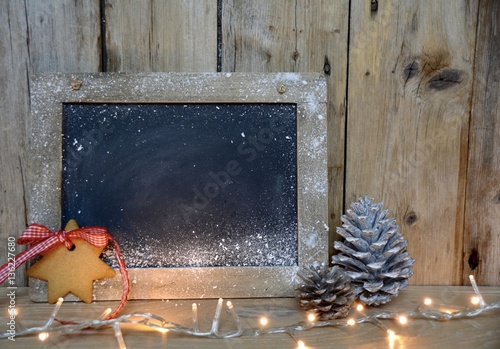 Weihnachtskarte - Kreidetaf...