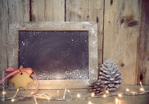 Weihnachtskarte - Kreidetaf...