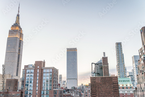 Tall buildings of Manhattan, New York City - USA