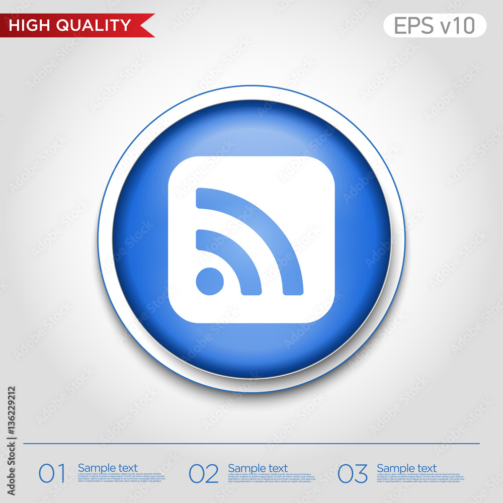 Wi fi icon. Button with wi-fi icon. Modern UI vector. Wi fi icon. Button with wi-fi icon. Modern UI vector.