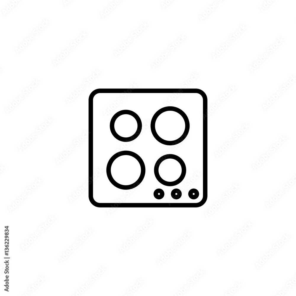hob stove top icon hob stove top icon