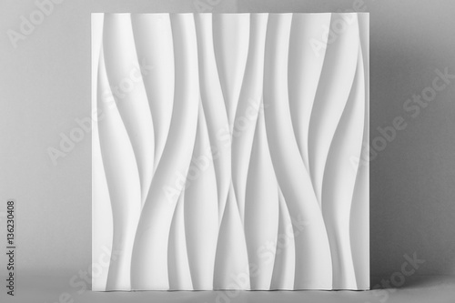 3d pannel,  gypsum relief
