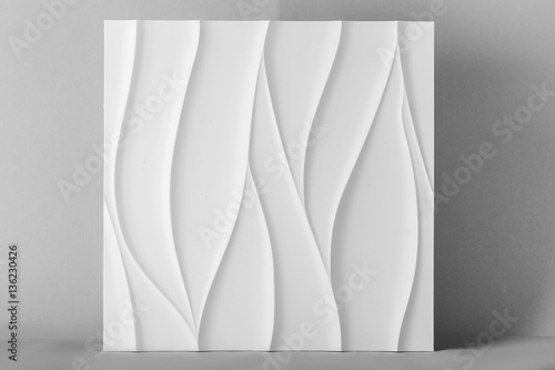 3d pannel,  gypsum relief
