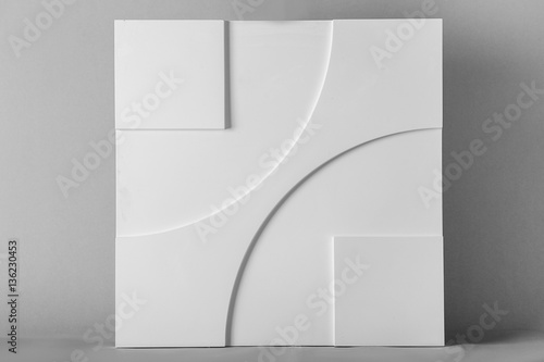 3d pannel,  gypsum relief