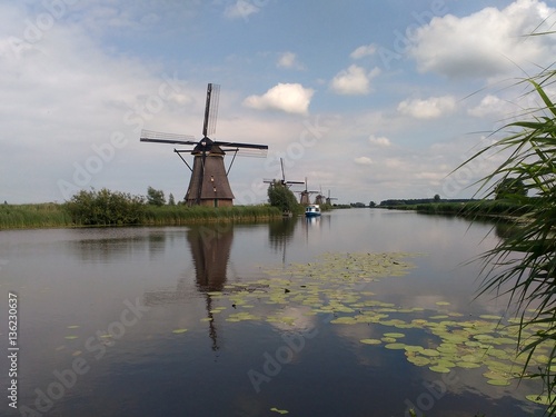 Dutch windmills in Kinderdijk © Ilona