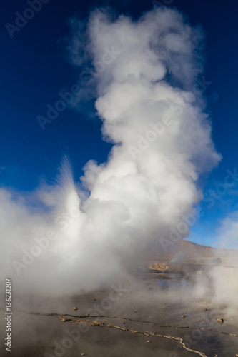 Eruption of geyser at El Tatio © Circumnavigation