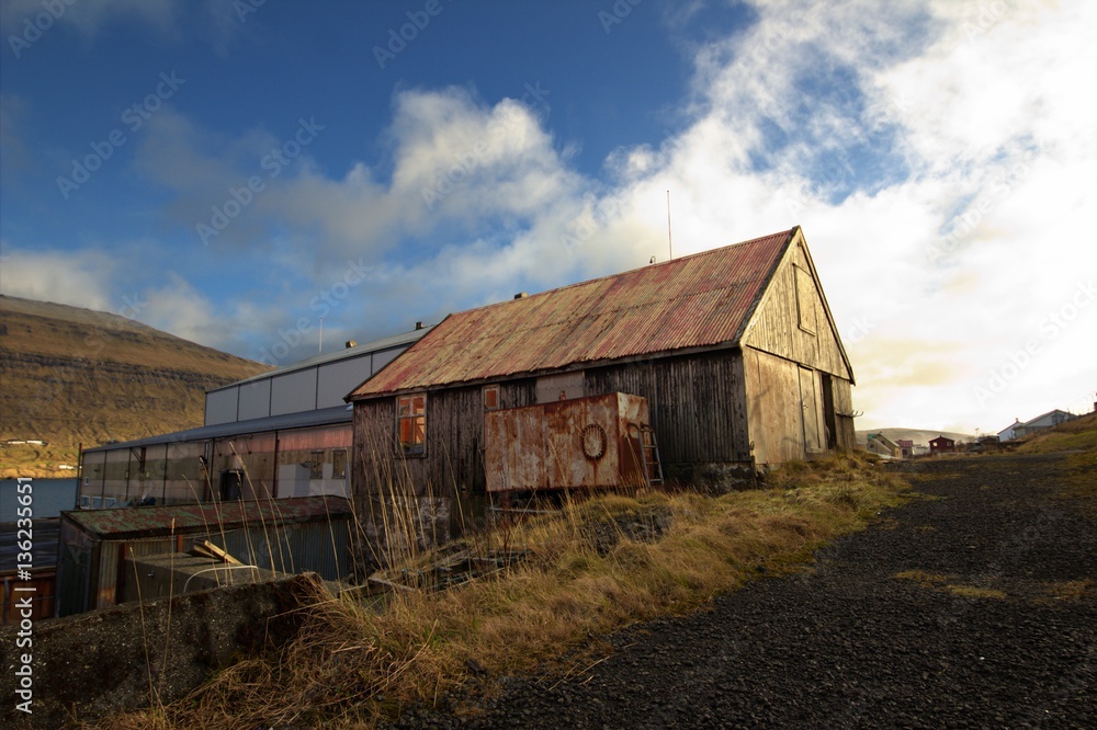 Old shipyard in the Faroe Islands Old shipyard in the Faroe Islands