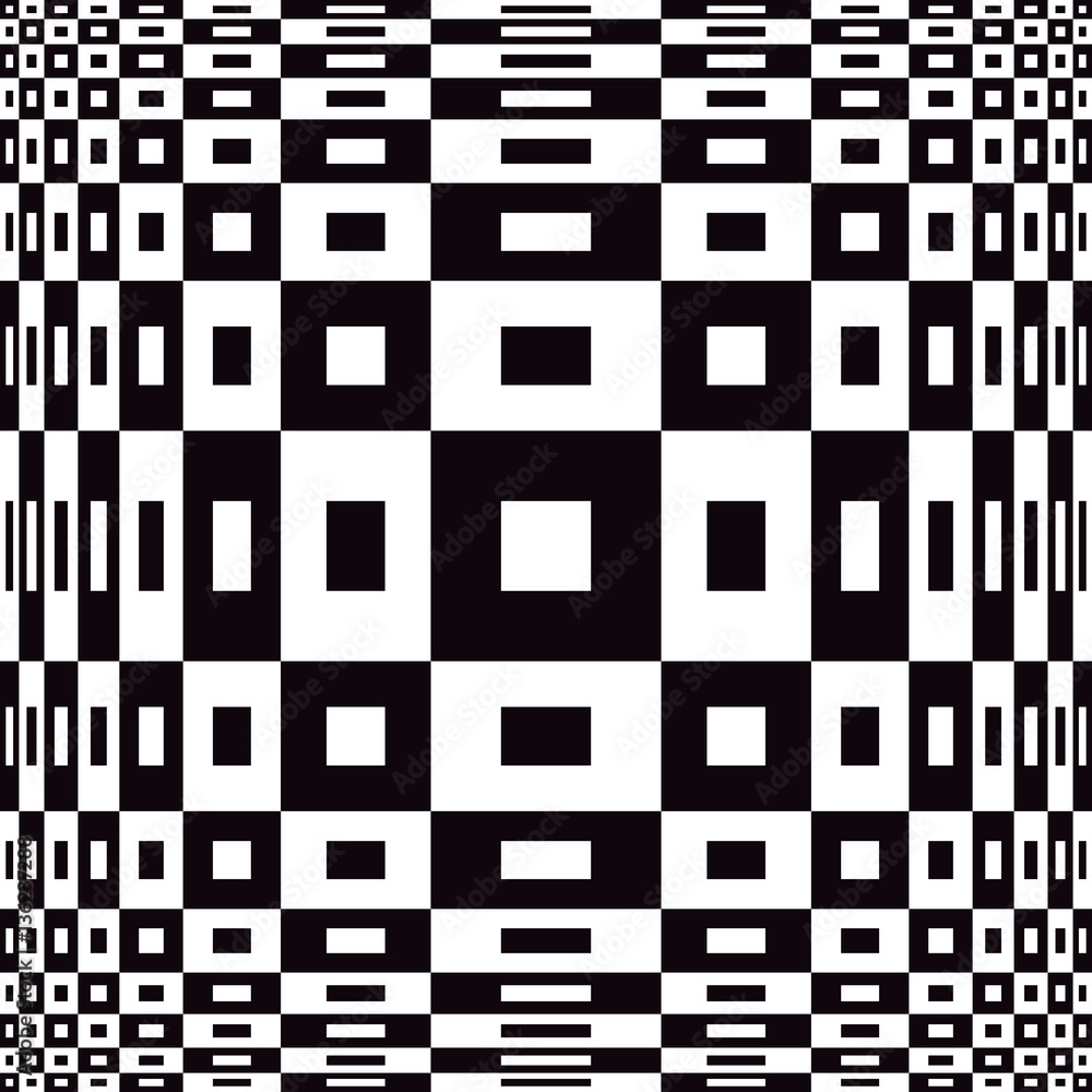 Op Art Design in Black and White Op Art Design in Black and White