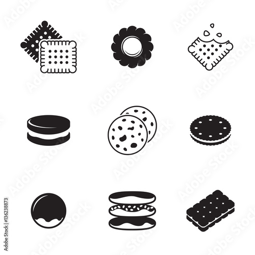 Cookie icons set