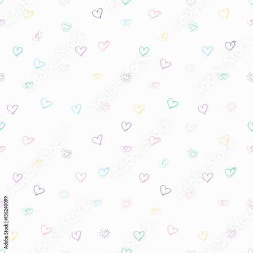 Wallpaper Mural Tender sentiment. Beautiful love pattern. Vector illustration for Valentines day. Torontodigital.ca