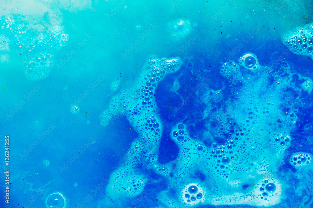 blue water