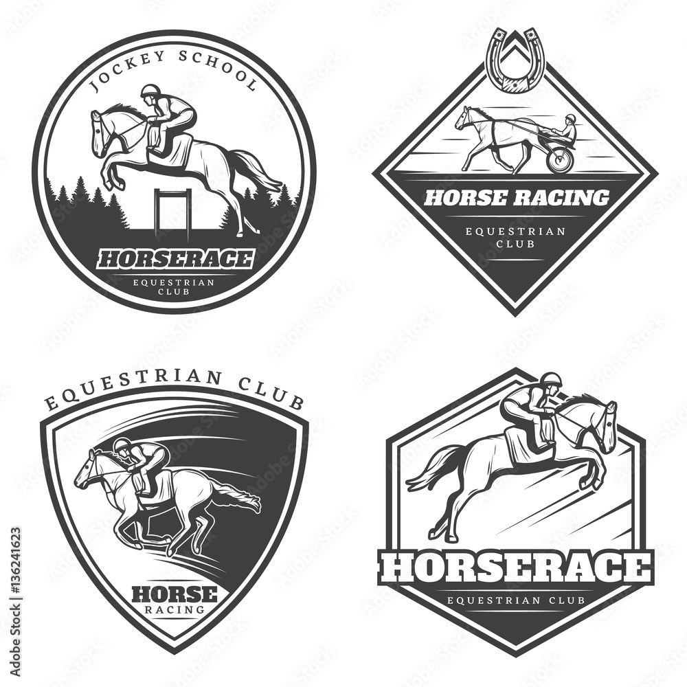 Equestrian Vintage Emblems Collection